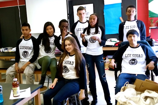 Brooklyn Prospect Charter School I Ms. Lee's Advisory Team T-Shirt Photo