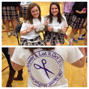 We Donated 8 Inches Of Hair! T-Shirt Photo