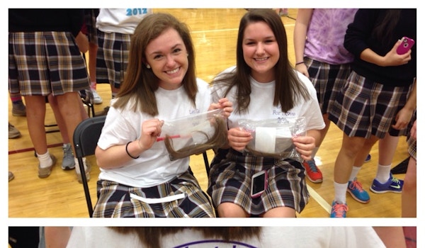 Picture of We Donated 8 Inches Of Hair! Custom T-Shirt Design We Donated 8 Inches Of Hair! T-Shirt Photo