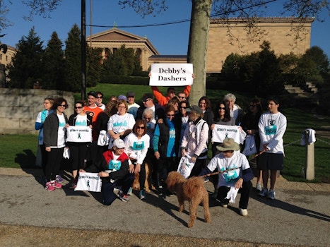 Debby's Dashers   Rollman Walk/Run For Ovarian Cancer 4 26 14 T-Shirt Photo