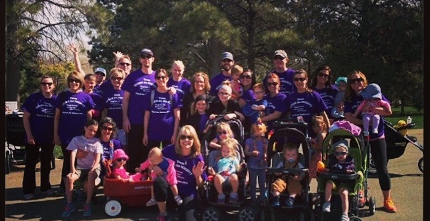 Team Quinn The Mighty Marches For Babies T-Shirt Photo