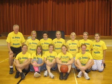 St. Augie Angels Cyo Basketball Team T-Shirt Photo