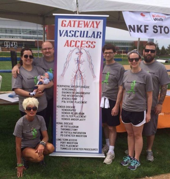 Kidney Walk   Team Gateway Vascular T-Shirt Photo