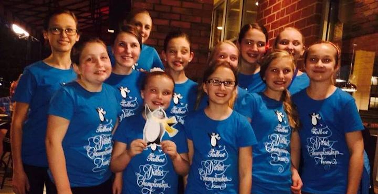 1st Place District Championship Synchro Silver Skating Team T-Shirt Photo