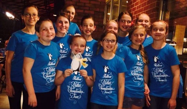 1st Place District Championship Synchro Silver Skating Team T-Shirt Photo