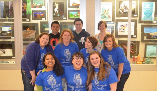 Teachers And Students Rockin' Our Arts Festival Crew Shirts! T-Shirt Photo