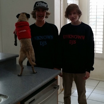 Two Djs And A Pug T-Shirt Photo