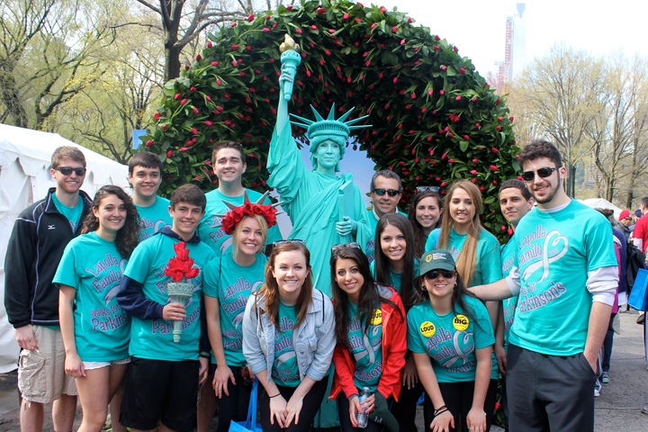 Lapolla Family Walks For Parkinson's In Nyc T-Shirt Photo