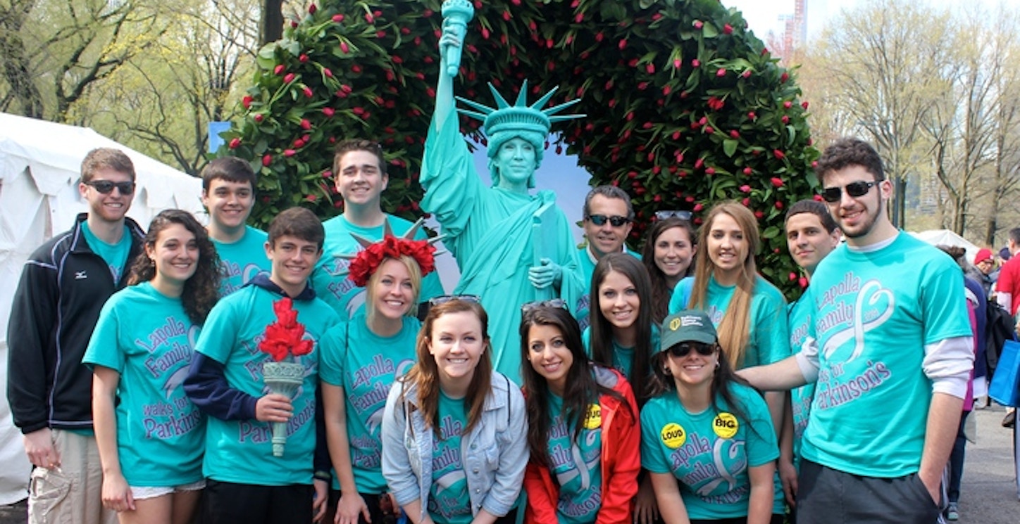 Lapolla Family Walks For Parkinson's In Nyc T-Shirt Photo