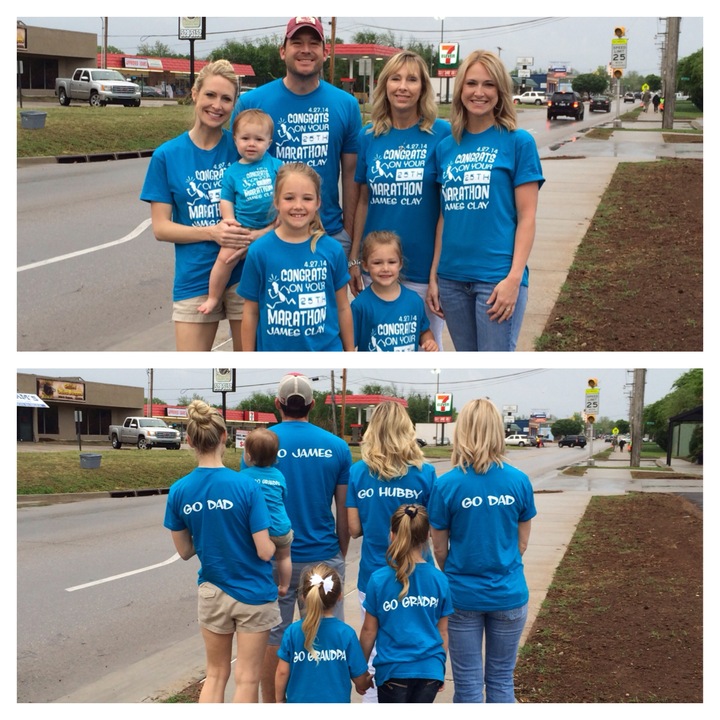 James's 25th Marathon T-Shirt Photo