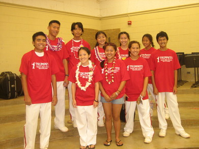 Kalani Marching Band Trumpet Section 2007 T-Shirt Photo