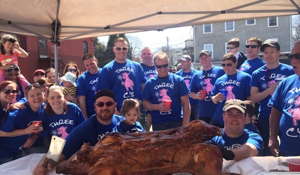 Boston Marathon Pig Roast T-Shirt Photo