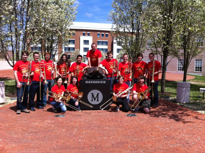 The University Of Maryland Trombone Choir T-Shirt Photo