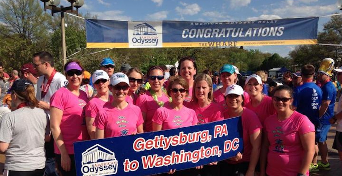 Picture of American Odyssey Relay 2014 Custom T-Shirt Design American Odyssey Relay 2014 T-Shirt Photo
