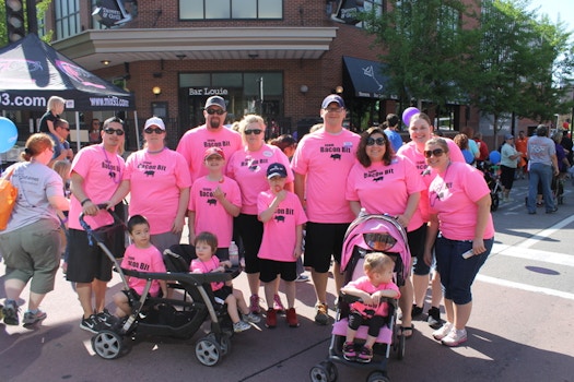 Team Bacon Bit At March Of Dimes T-Shirt Photo