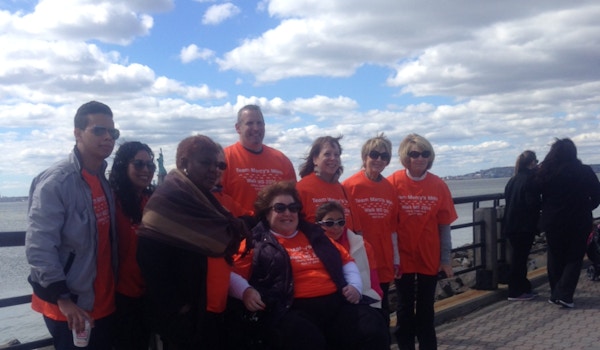 Picture of Team Marcy's Mom At Ms Walk 2014 At Liberty State Park, Nj Custom T-Shirt Design Team Marcy's Mom At Ms Walk 2014 At Liberty State Park, Nj T-Shirt Photo