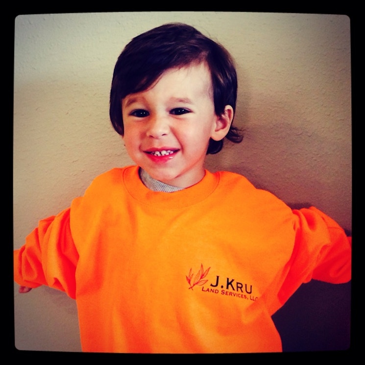 Abel Wearing Our First Company T Shirt! So Proud!! T-Shirt Photo