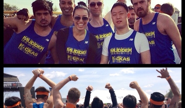 Tough Mudder: Before And After T-Shirt Photo