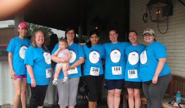 Our Team For The Norma Livingston Ovarian Cancer Foundation Mother Walk T-Shirt Photo