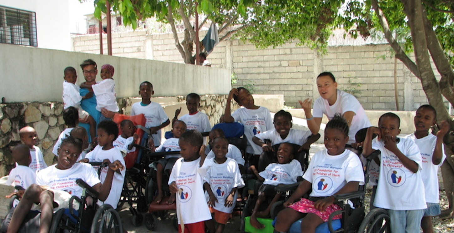 Hope Home Haiti Children Rally For Sf Marathon!!   T-Shirt Photo