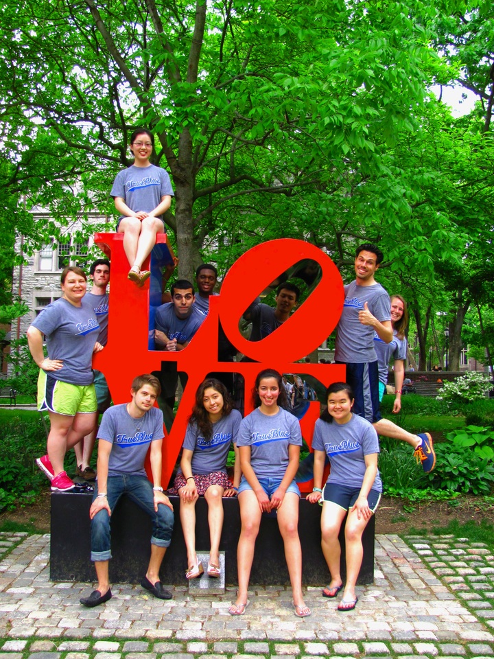 True Blue Love T-Shirt Photo