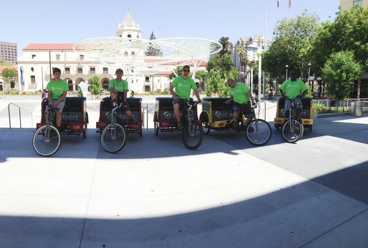 Pedicab Peddlers! T-Shirt Photo