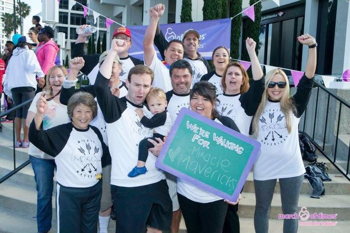 Mighty Mavericks   March For Babies T-Shirt Photo