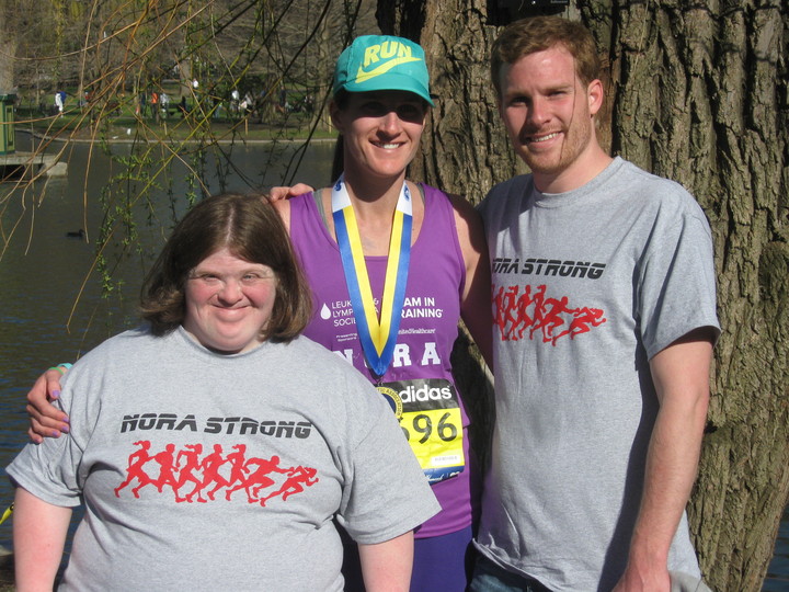 Nora Runs Boston T-Shirt Photo