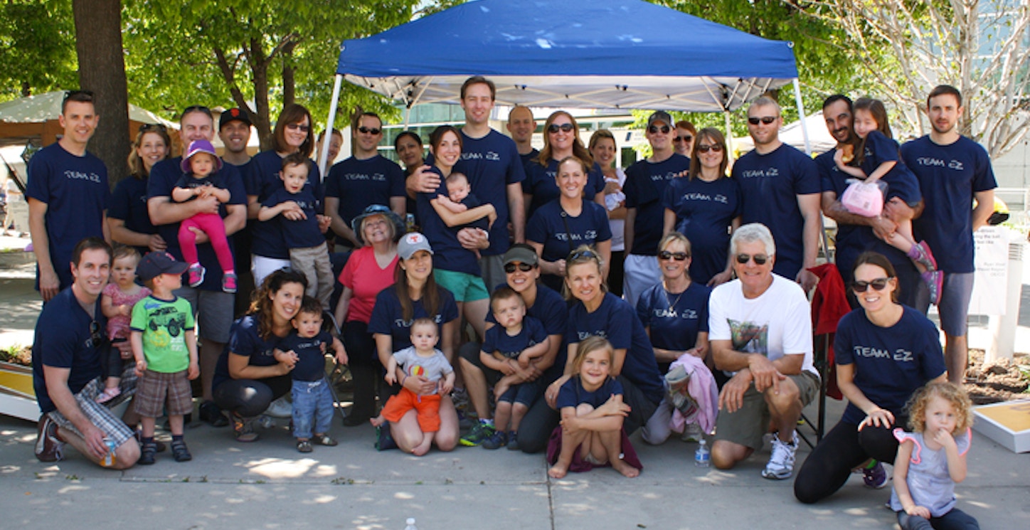 Picture of Cystic Fibrosis Fundraiser Team Ez Custom T-Shirt Design Cystic Fibrosis Fundraiser Team Ez T-Shirt Photo