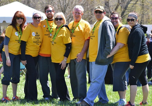 Team Ants Marching For Ms   Ridley Creek State Park, Media, Pa T-Shirt Photo