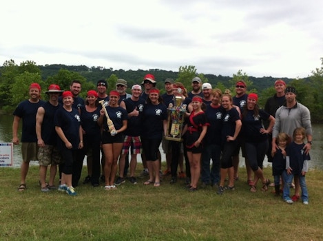 Won Fun Crew 2014 River Cities Dragon Boat Champions! T-Shirt Photo