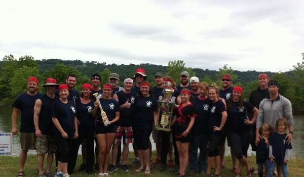 Won Fun Crew 2014 River Cities Dragon Boat Champions! T-Shirt Photo