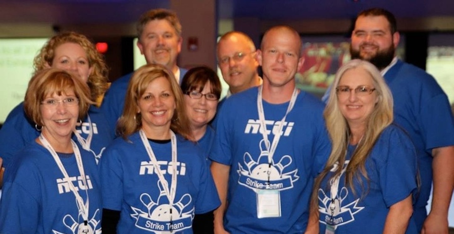 Picture of Ncci Bowling Team At Akc Conference Custom T-Shirt Design Ncci Bowling Team At Akc Conference T-Shirt Photo