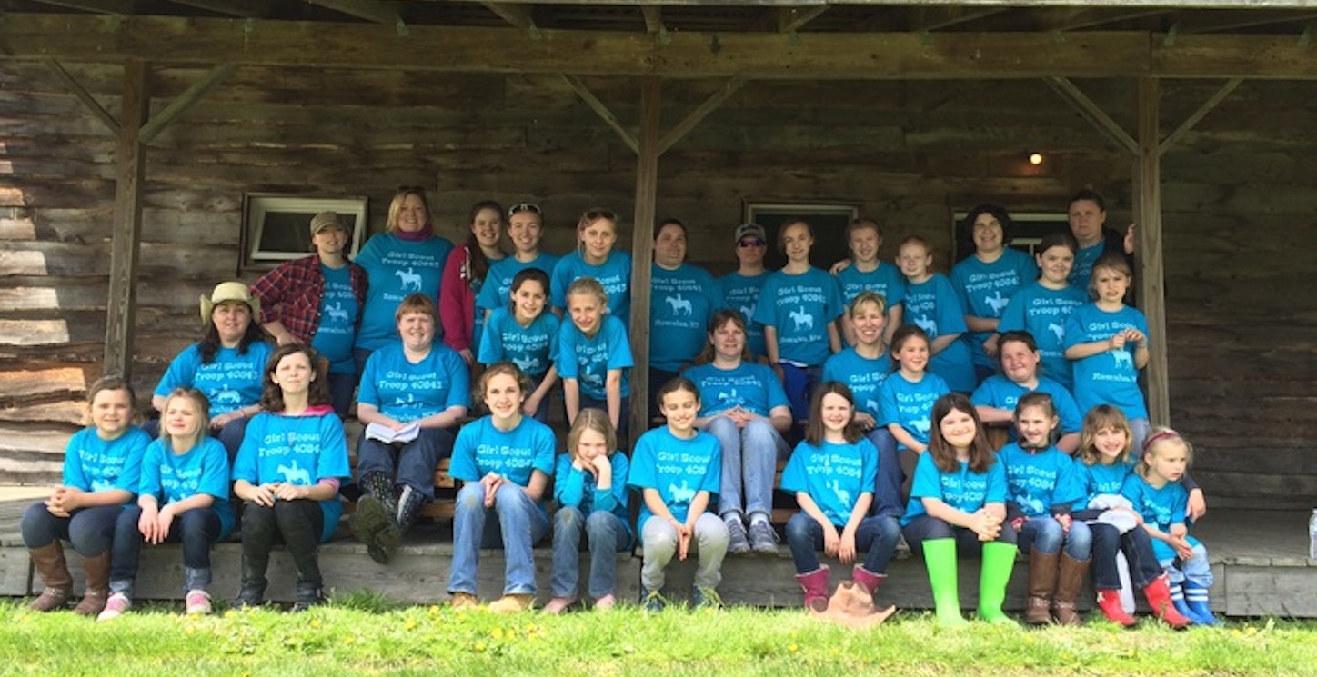 Girl Scouts At Camp T-Shirt Photo