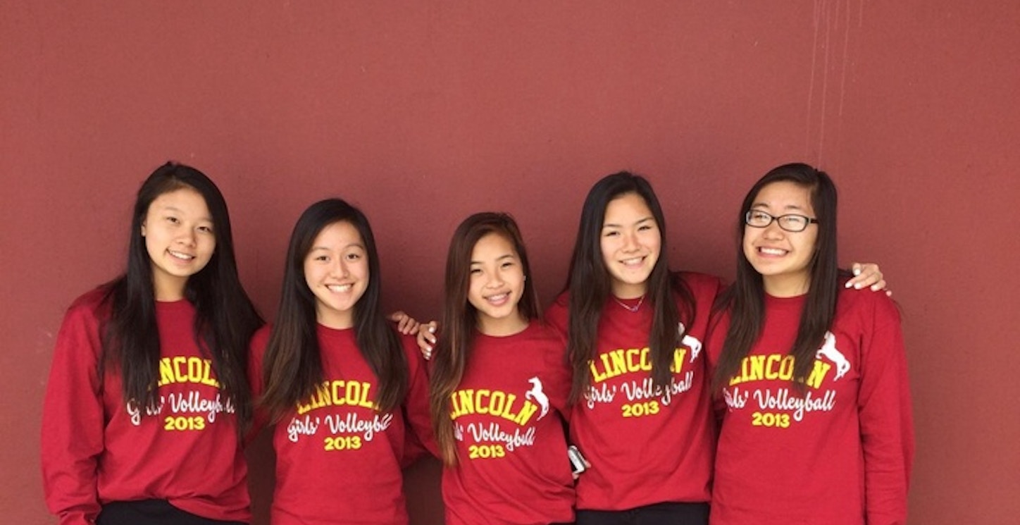 Abraham Lincoln Girls' Volleyball Team  T-Shirt Photo