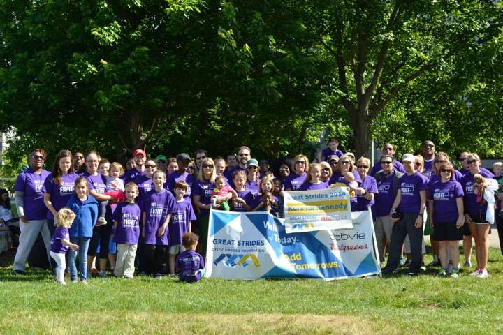 Great Strides Walk For Cystic Fibrosis T-Shirt Photo