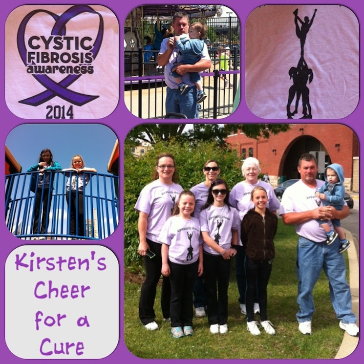 Kirsten's Cheer For A Cure T-Shirt Photo