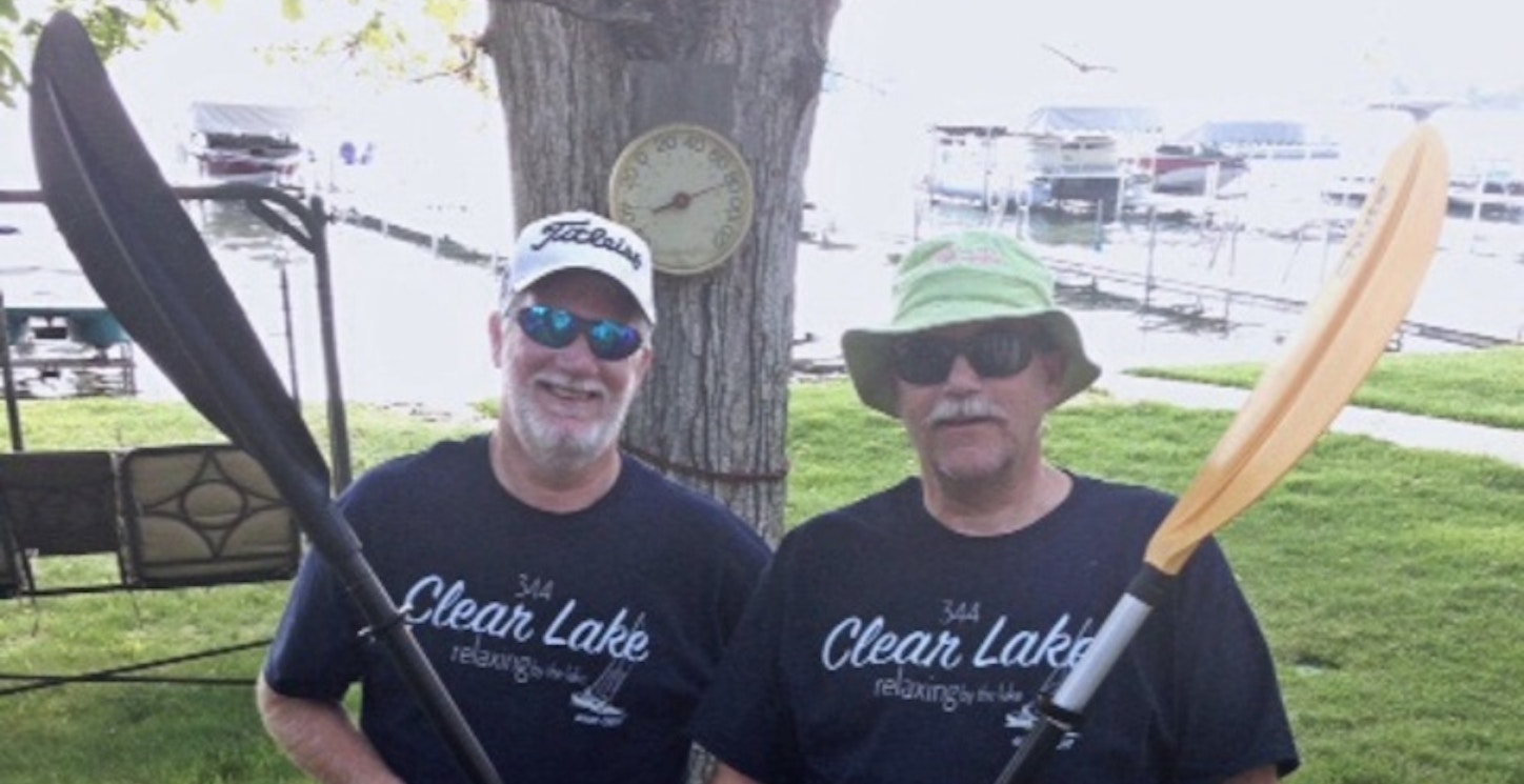 Picture of Kayaking Bros Custom T-Shirt Design Kayaking Bros T-Shirt Photo