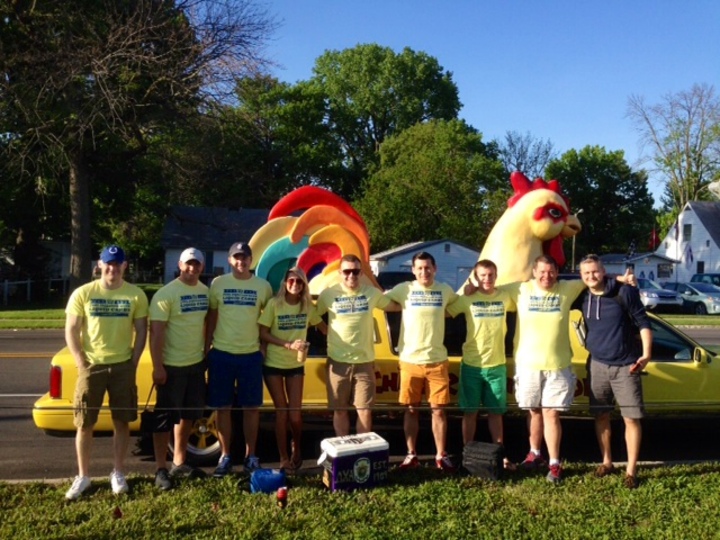 Carb Day With The Chicken Limo T-Shirt Photo