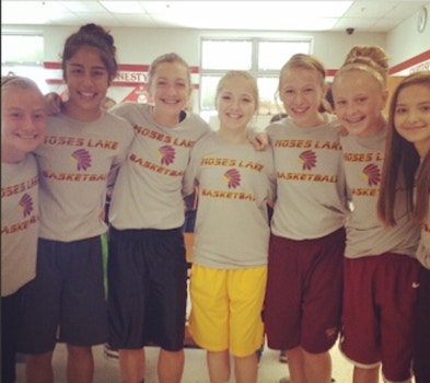 7th Grade Moses Lake Girls Basketball T-Shirt Photo