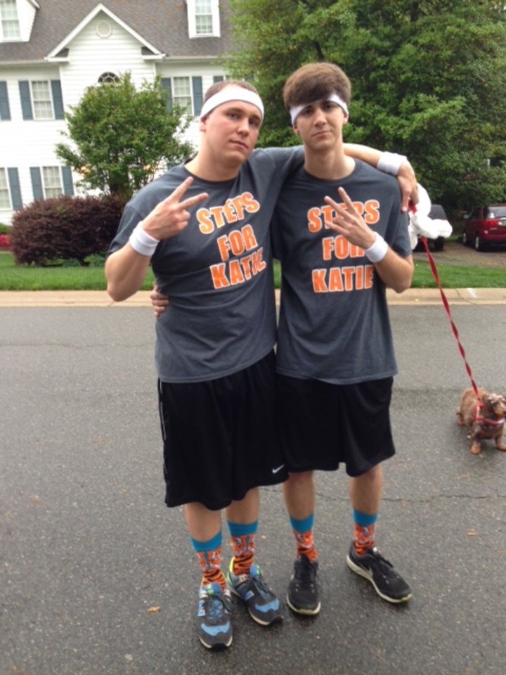 Matt And Jacob Stepping Out For Katie! T-Shirt Photo