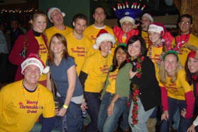 Merry Chrismukkah Crawl   2007! T-Shirt Photo