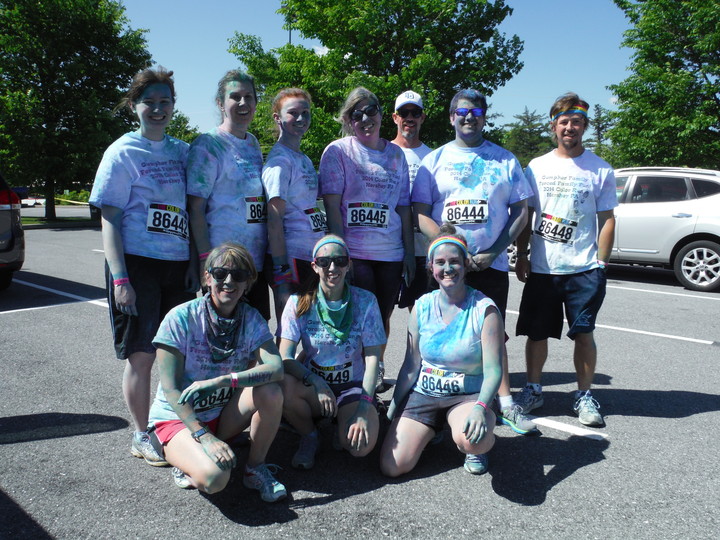 Forced Family Fun Color Run T-Shirt Photo