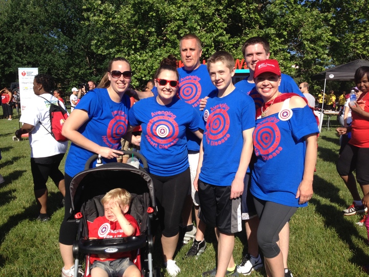 Avenging Heart Disease At The Aha Heart Walk T-Shirt Photo