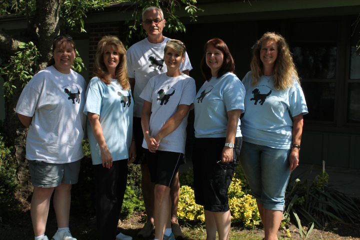 Lucky Lab Rescue Team T-Shirt Photo