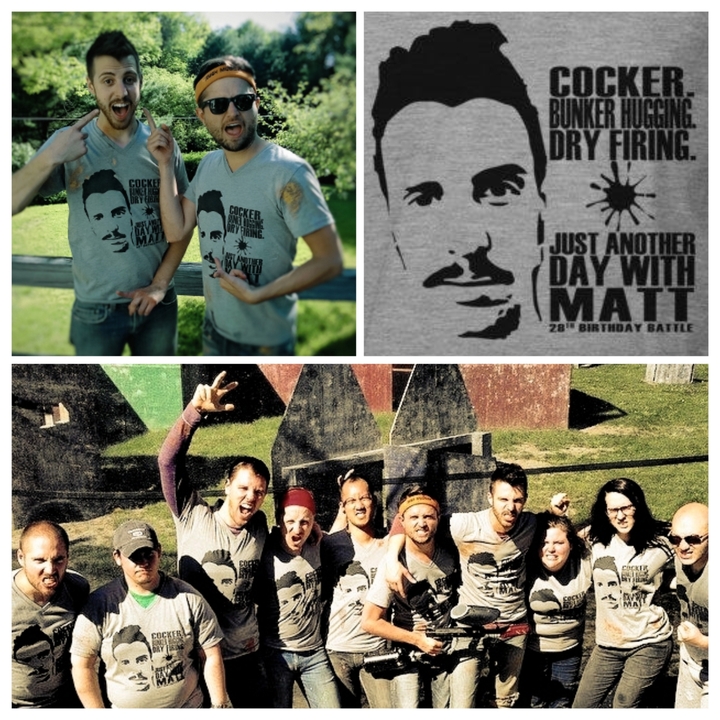 Matt's Birthday Battle T-Shirt Photo