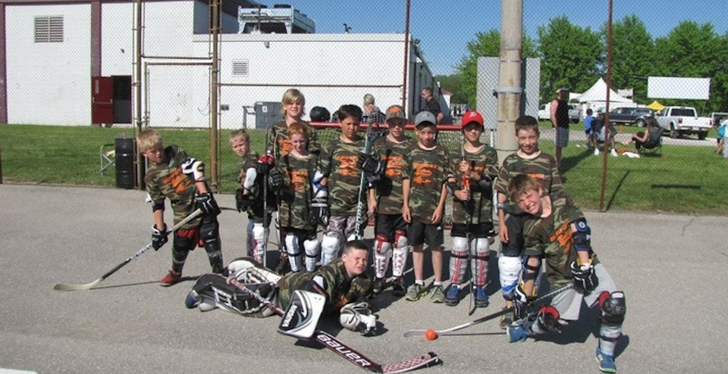 Picture of Friendship And Ball Hockey! Custom T-Shirt Design Friendship And Ball Hockey! T-Shirt Photo