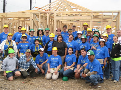 Team San Antonio West Business Svcs At Habitat For Humanity T-Shirt Photo