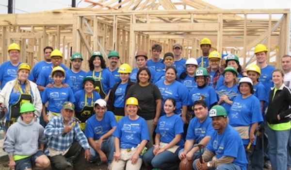 Team San Antonio West Business Svcs At Habitat For Humanity T-Shirt Photo