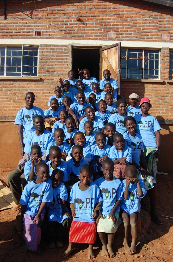 Hope Village Malawi Africa   Helping Orphans Prospering Everyone T-Shirt Photo